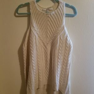 Cold shoulder sweater